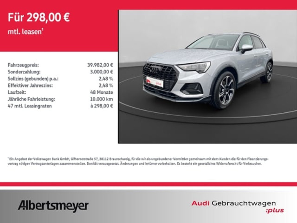 Audi Q3 2025 Benzine