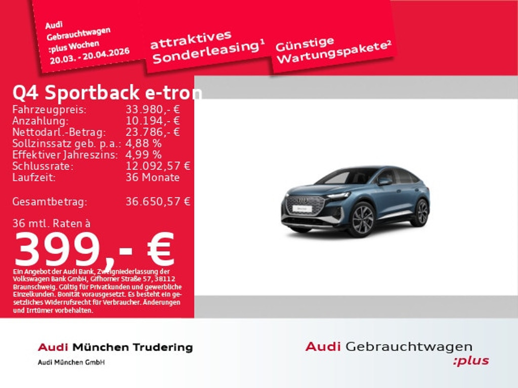 Audi Q4 e-tron 2022 Elektrisch