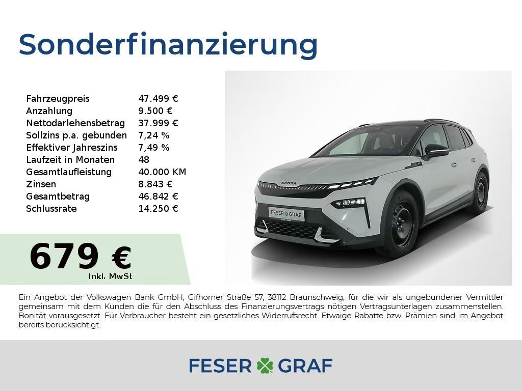 Skoda Elroq 2025 Elektrisch