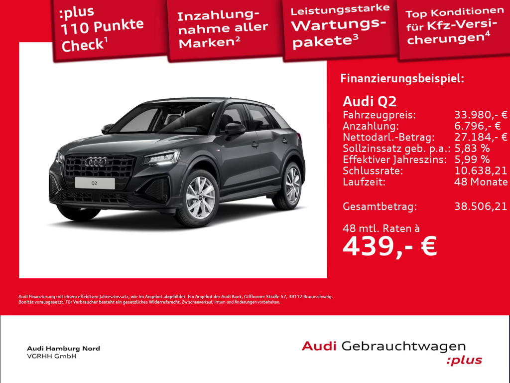 Audi Q2 2025 Benzine