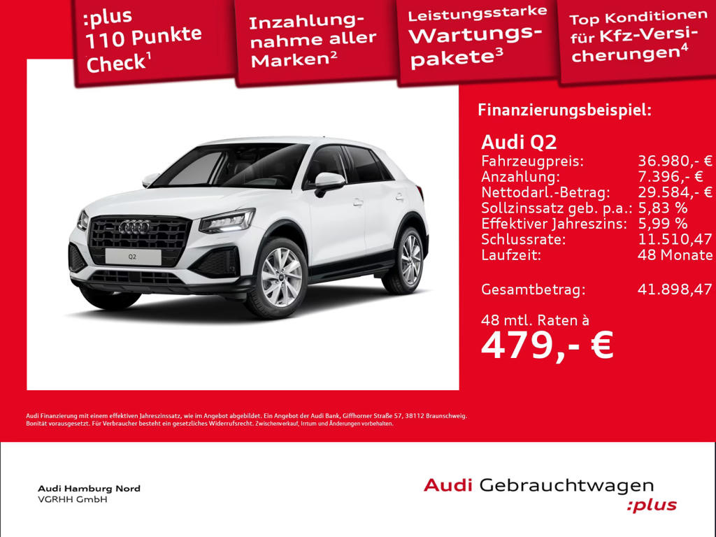 Audi Q2 2025 Benzine