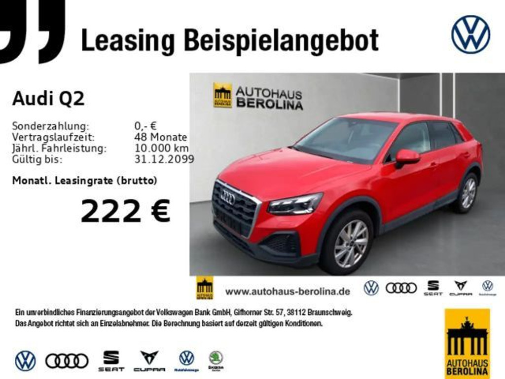 Audi Q2 2024 Benzine