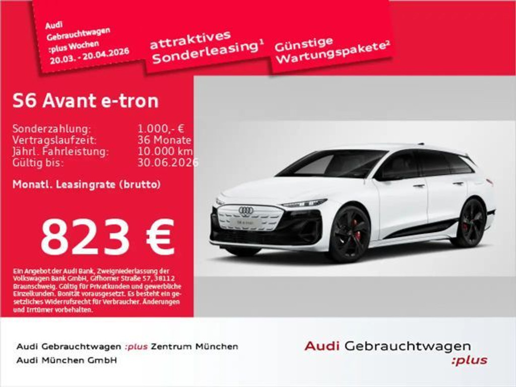 Audi S6 e-tron 2025 Elektrisch