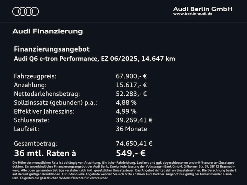 Audi Q6 e-tron