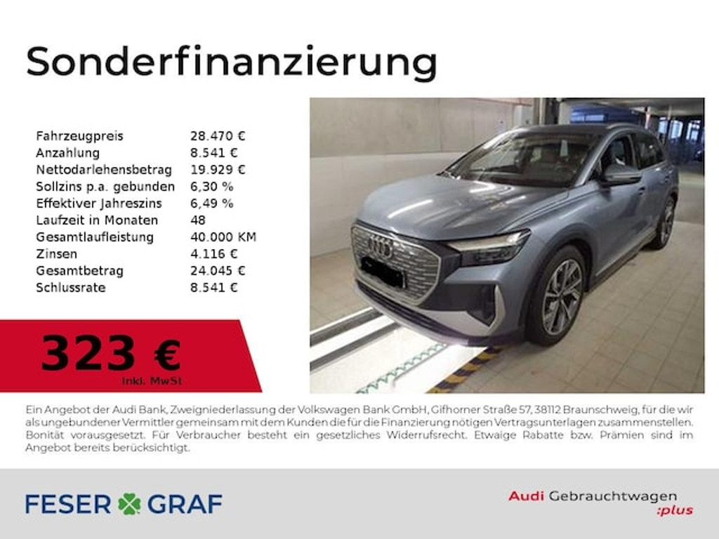 Audi Q4 e-tron 2022 Elektrisch