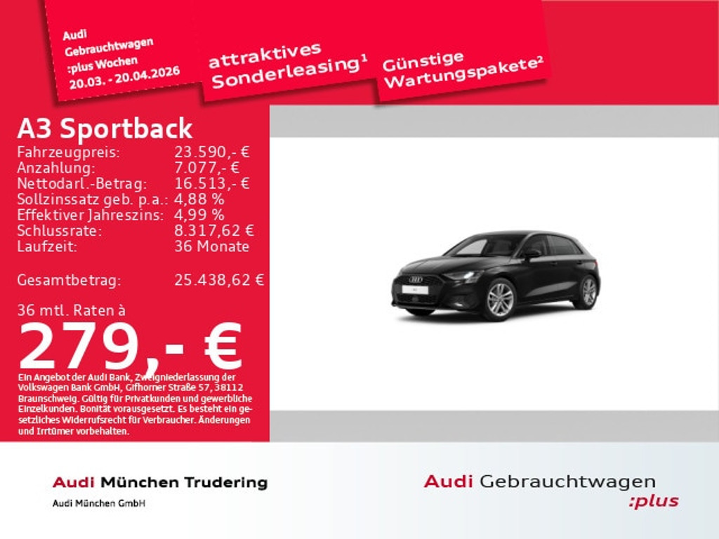 Audi A3 2023 Benzine