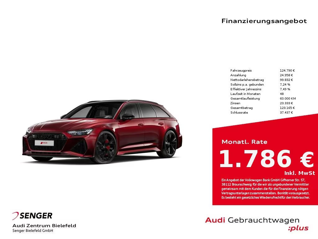Audi RS6 2025 Benzine
