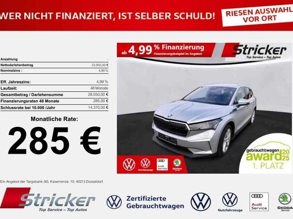 Skoda Enyaq iV 2021 Elektrisch