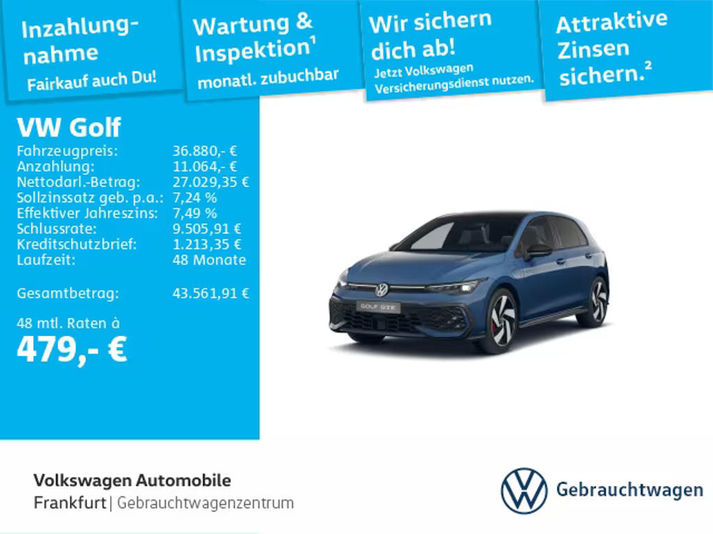 Volkswagen Golf 2025 Hybride Benzine