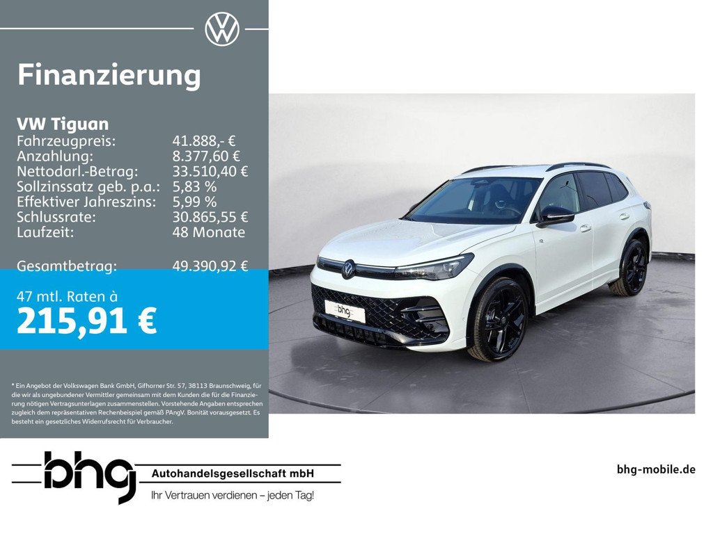 Volkswagen Tiguan 2026 Benzine