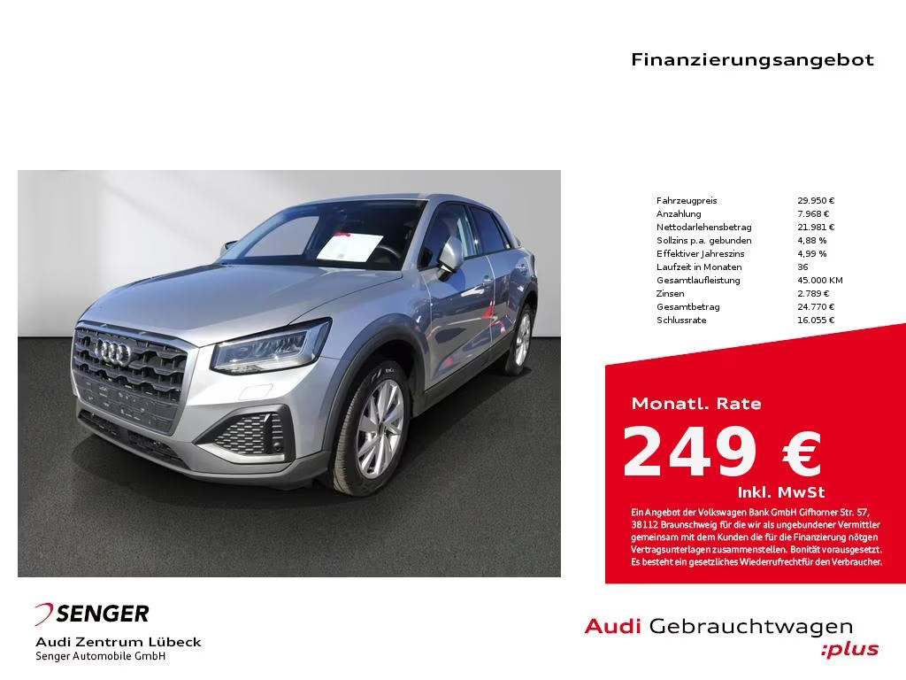 Audi Q2 2023 Benzine