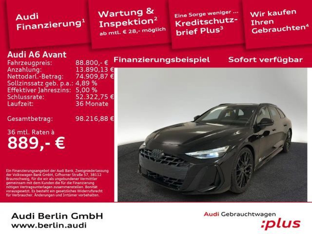 Audi A6 2026 Hybride Benzine