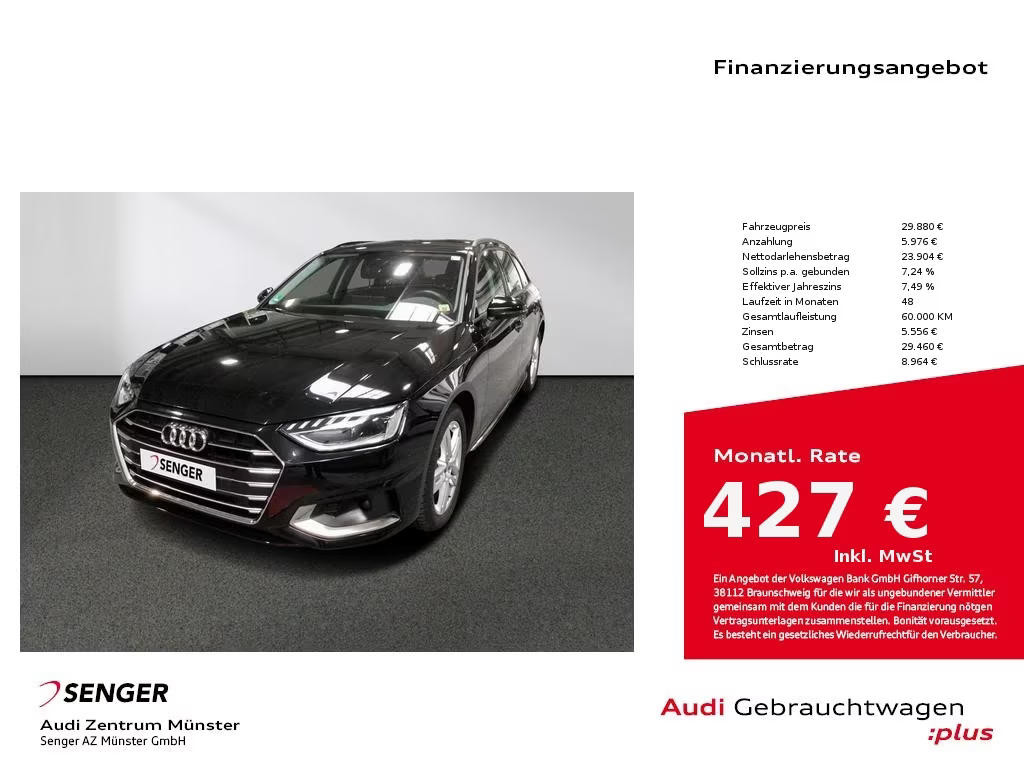 Audi A4 2022 Benzine