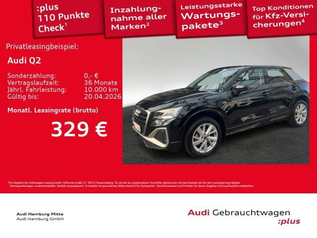 Audi Q2 2025 Benzine