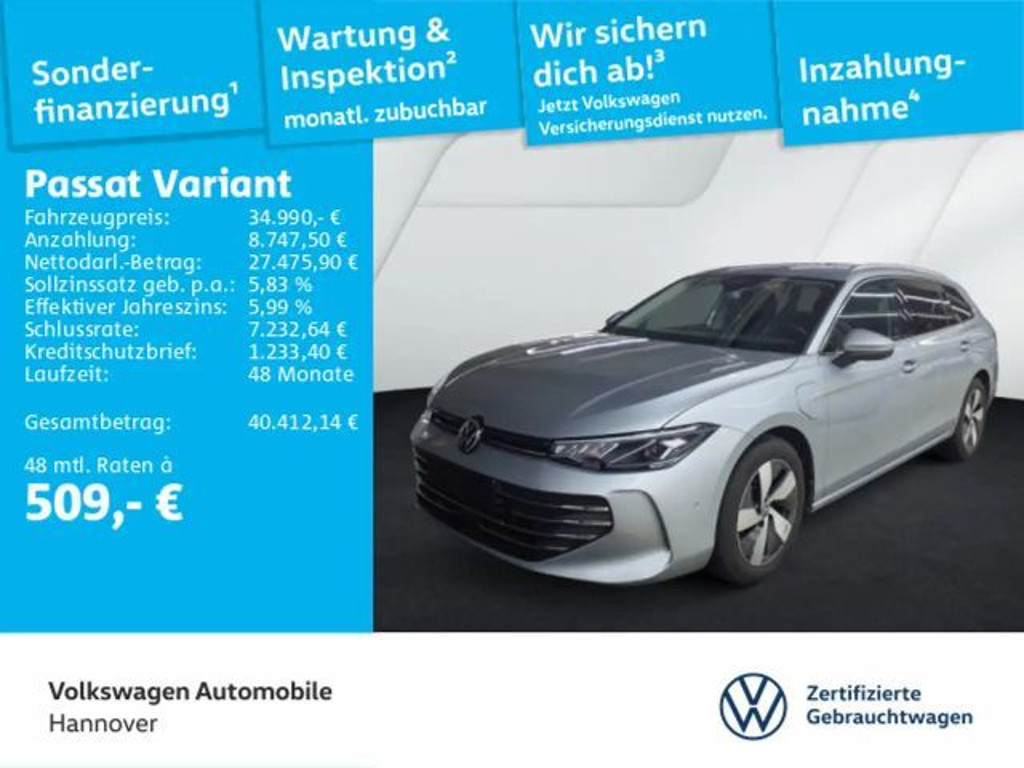 Volkswagen Passat 2025 Hybride Benzine