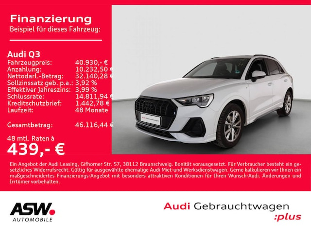 Audi Q3 2025 Benzine