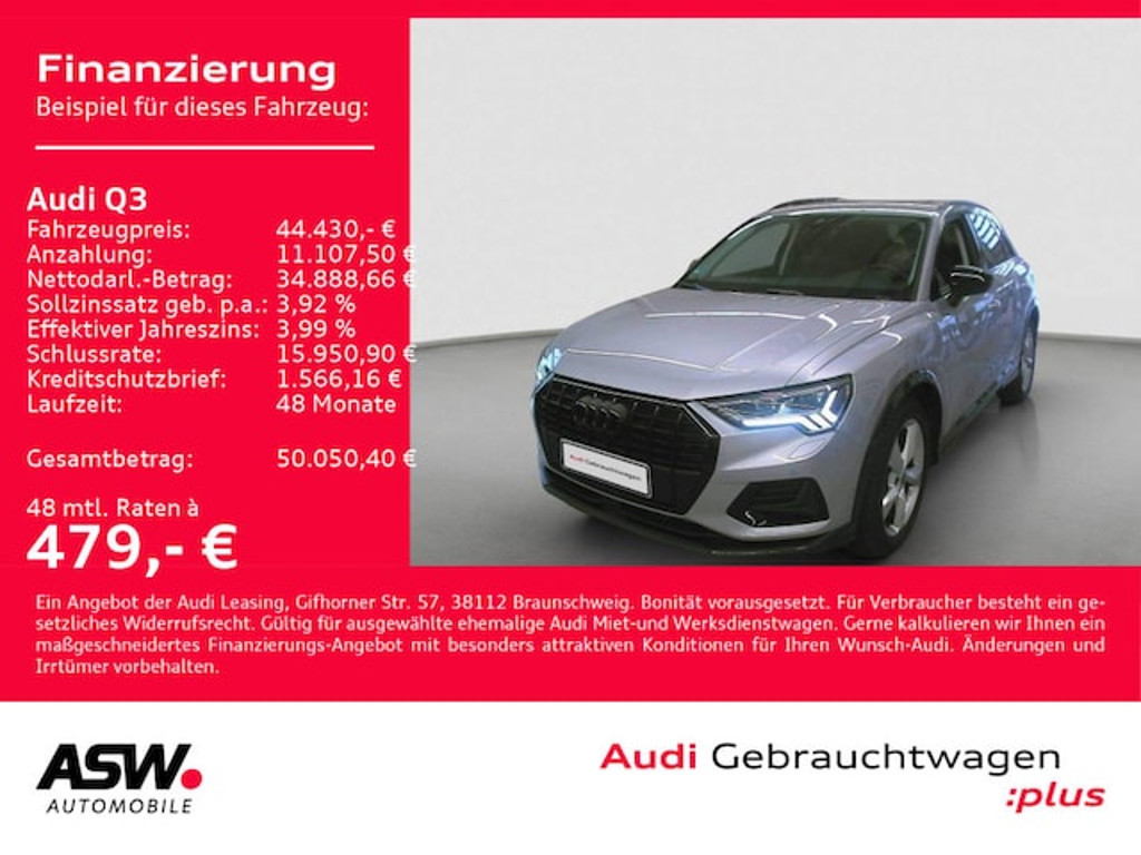 Audi Q3 2025 Benzine