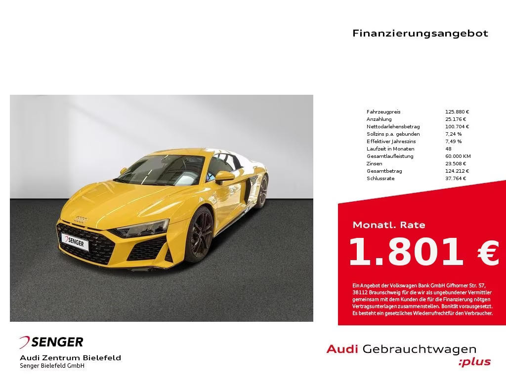 Audi R8 2021 Benzine