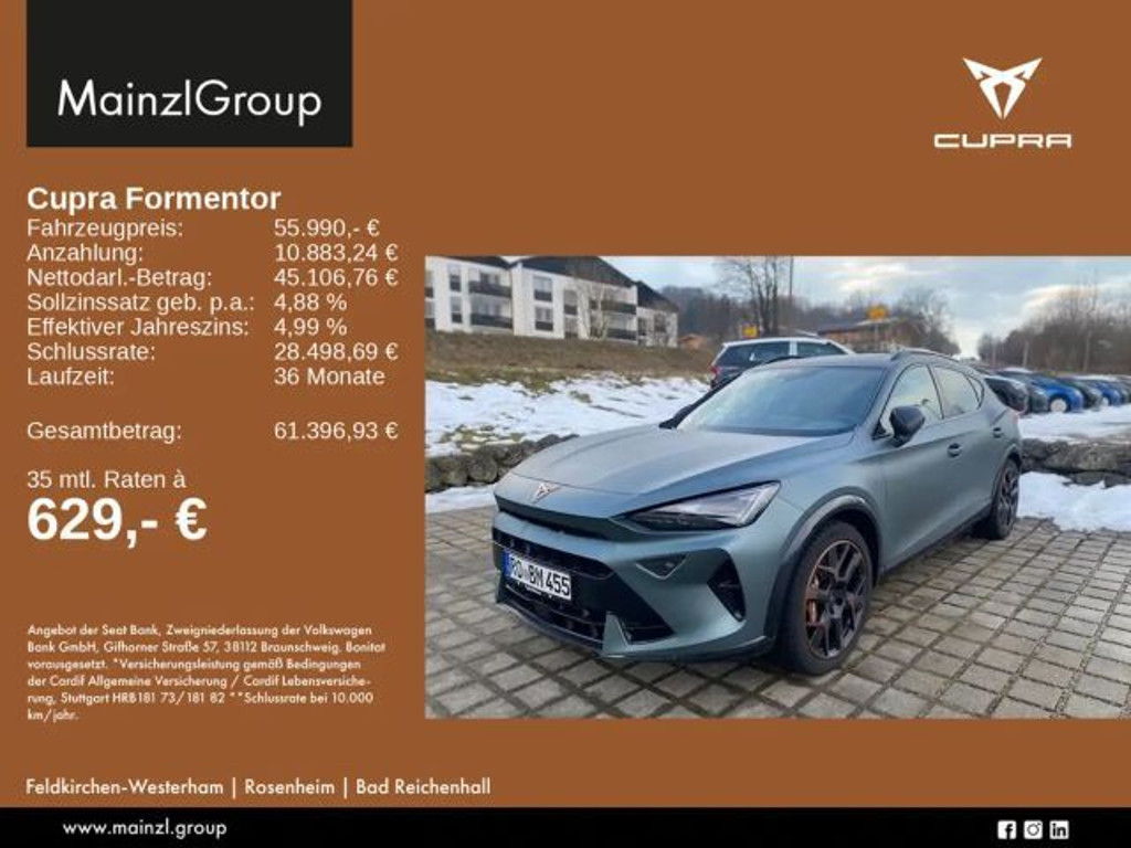 Cupra Formentor 2025 Benzine