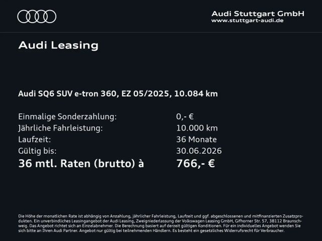 Audi SQ6 e-tron
