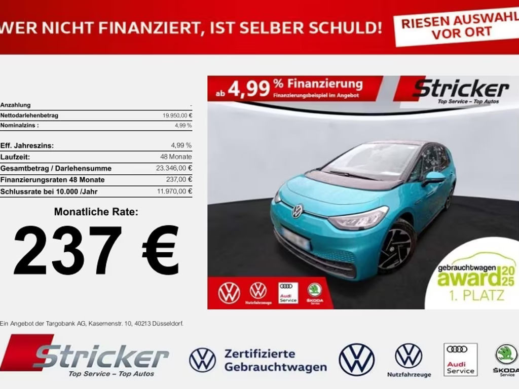 Volkswagen ID.3 2022 Elektrisch