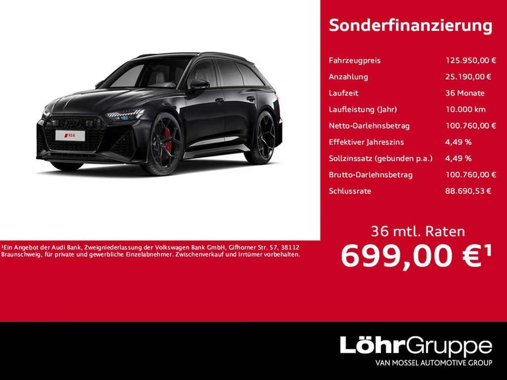 Audi RS6 2025 Benzine