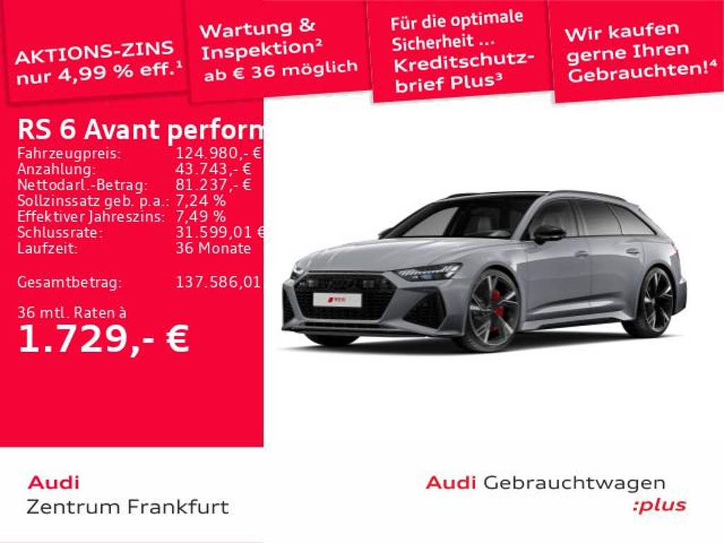 Audi RS6 2025 Benzine