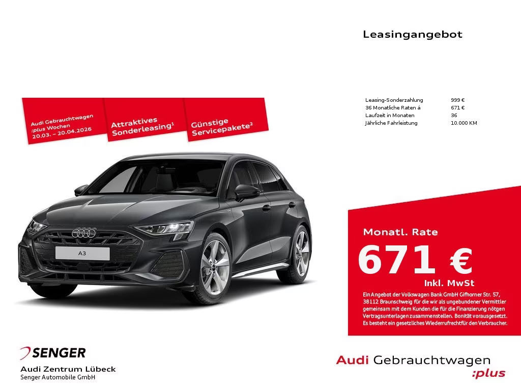 Audi A3 2025 Benzine