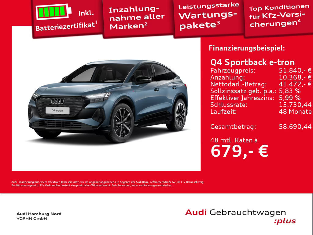 Audi Q4 e-tron 2025 Elektrisch