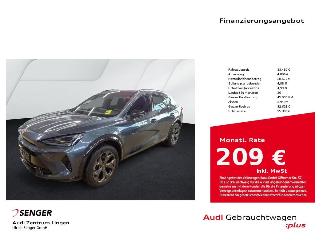 Cupra Formentor 2025 Benzine