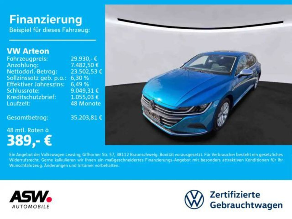 Volkswagen Arteon Shooting Brake 2023 Hybride Benzine