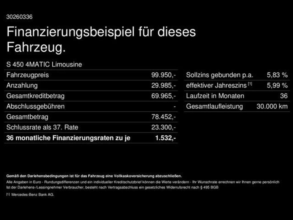 Mercedes-Benz S-Klasse