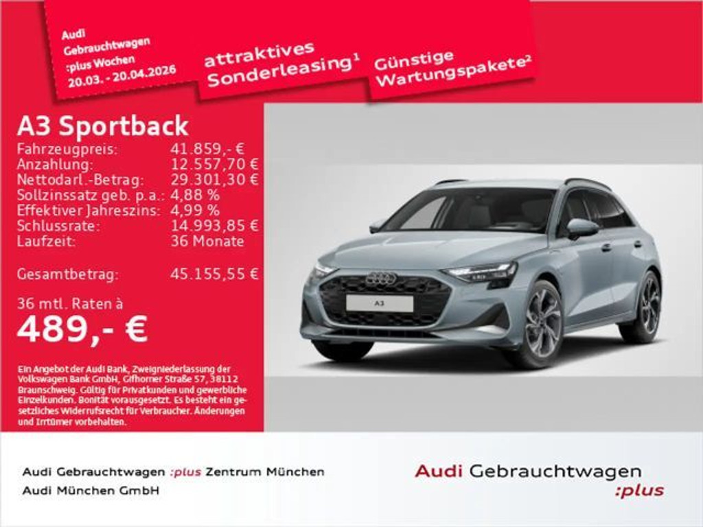 Audi A3 2025 Hybride Benzine