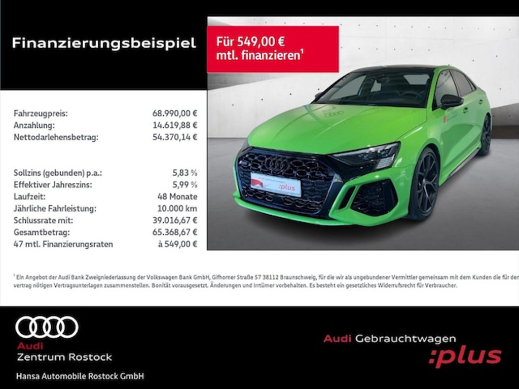 Audi RS3 2024 Benzine