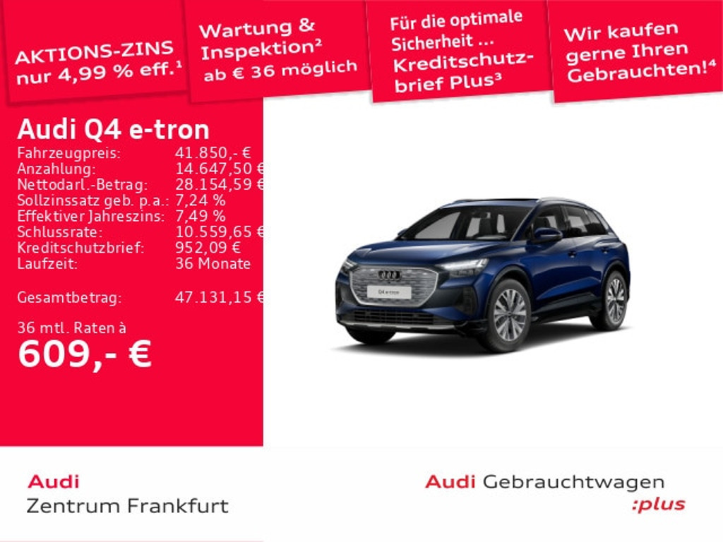 Audi Q4 e-tron 2023 Elektrisch