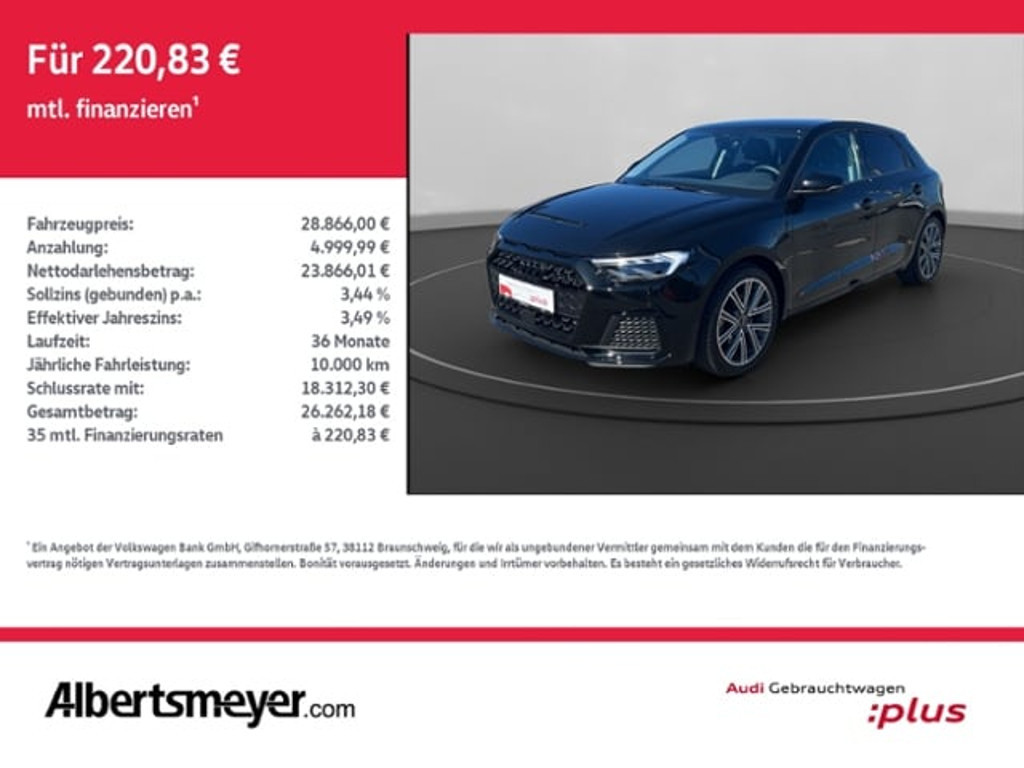 Audi A1 2025 Benzine