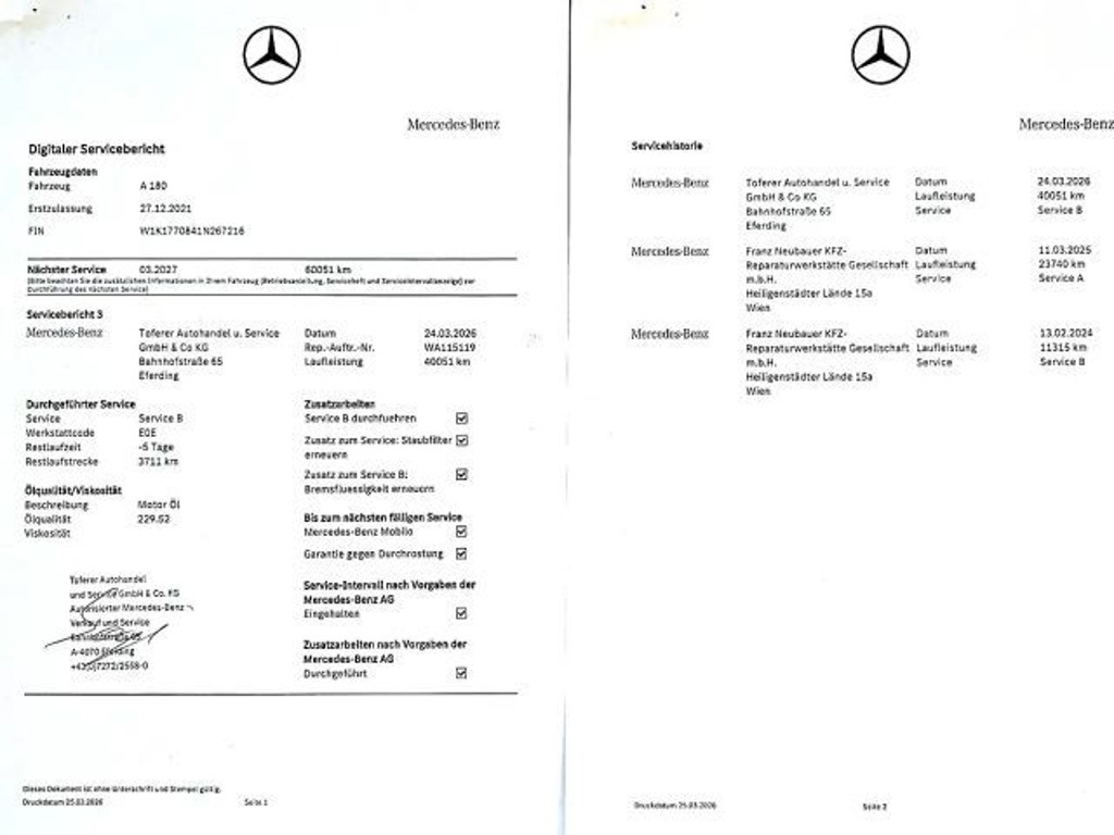 Mercedes-Benz A-Klasse