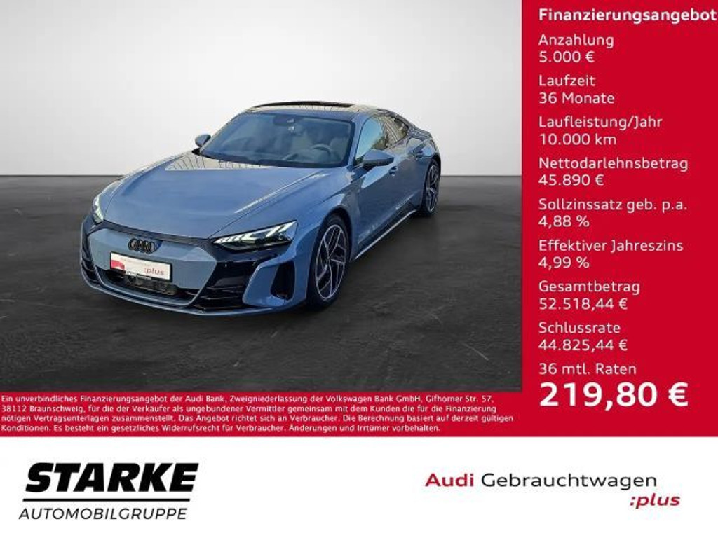 Audi e-tron GT 2022 Elektrisch