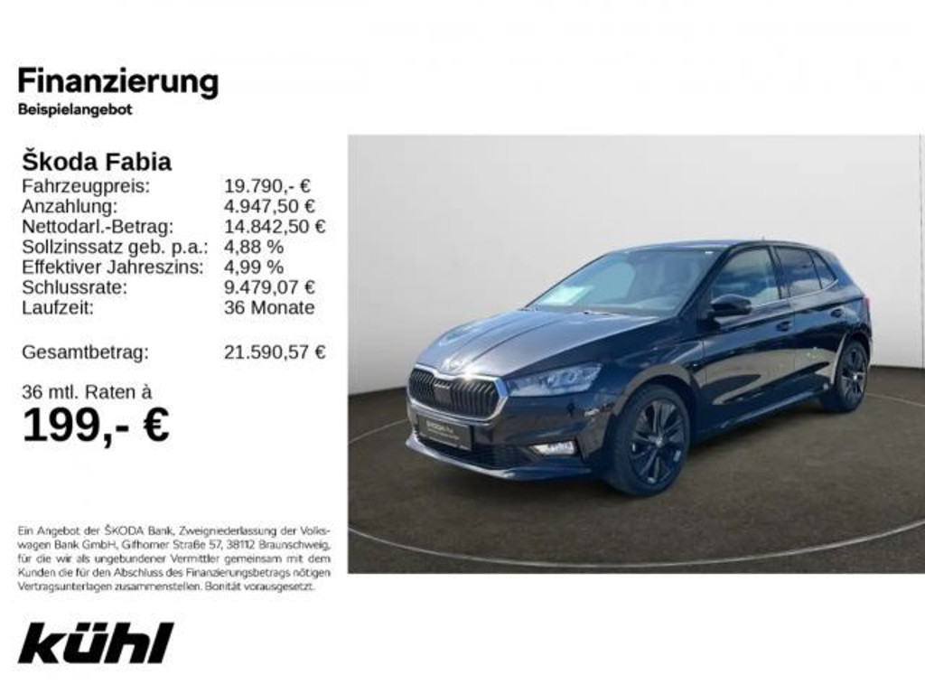 Skoda Fabia 2022 Benzine