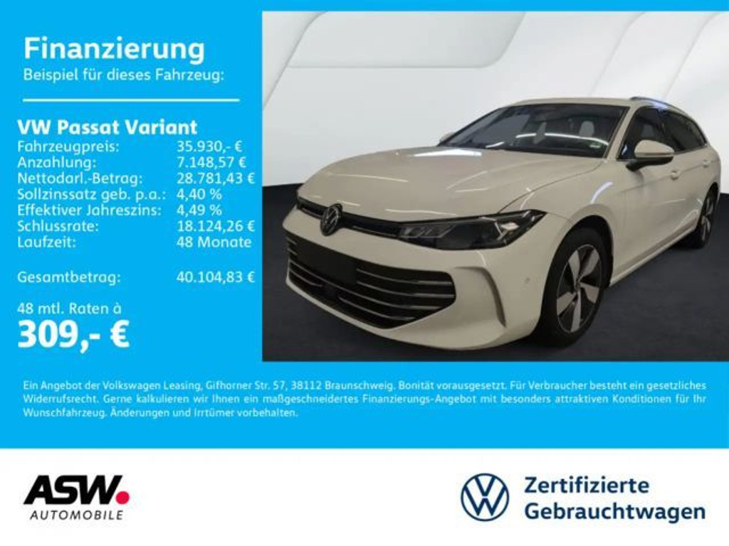 Volkswagen Passat 2025 Diesel