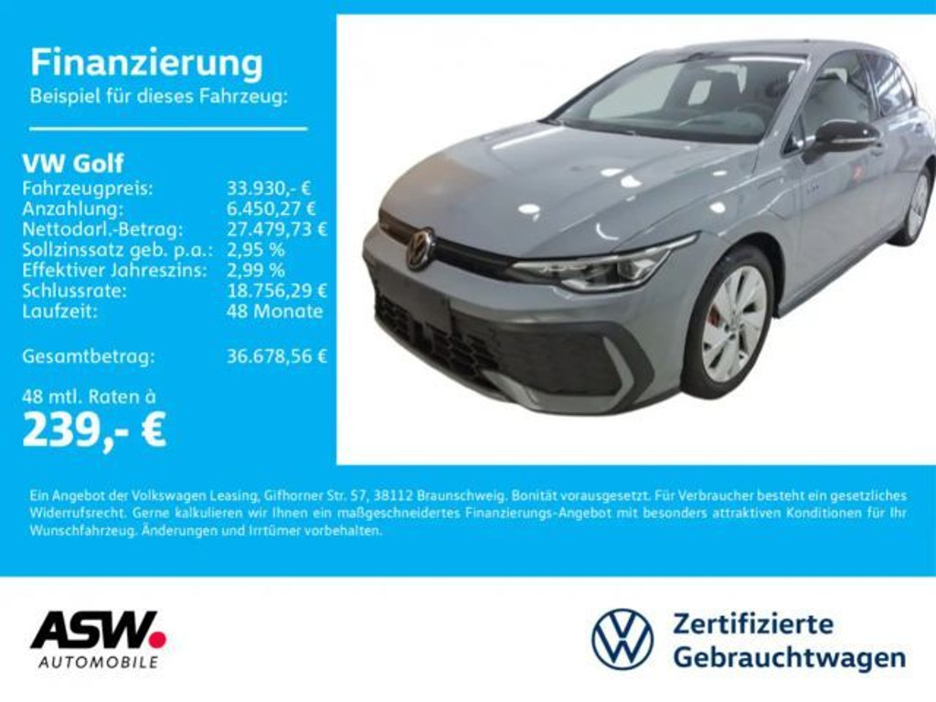 Volkswagen Golf 2025 Hybride Benzine