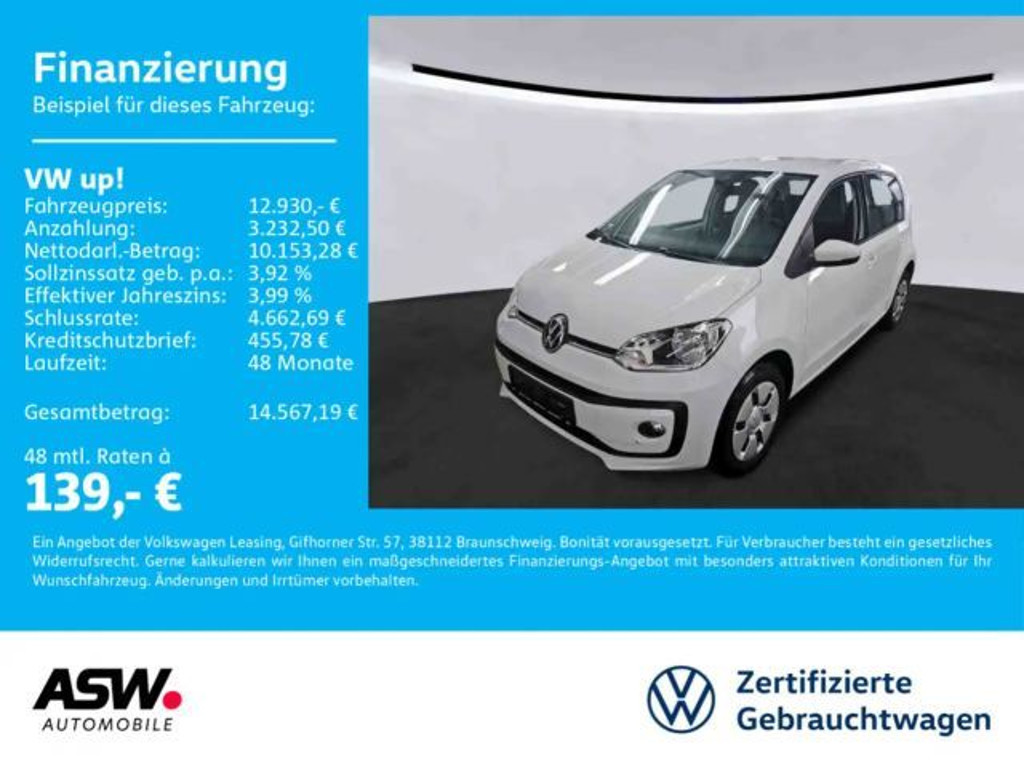 Volkswagen up! 2022 Benzine