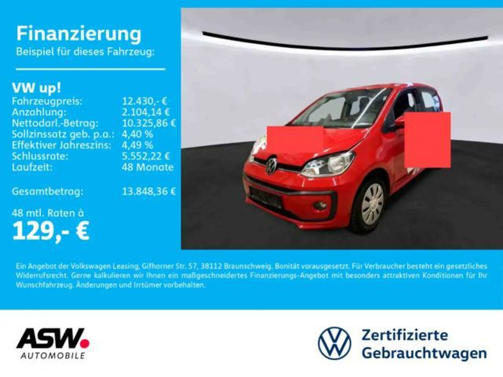 Volkswagen up! 2023 Benzine