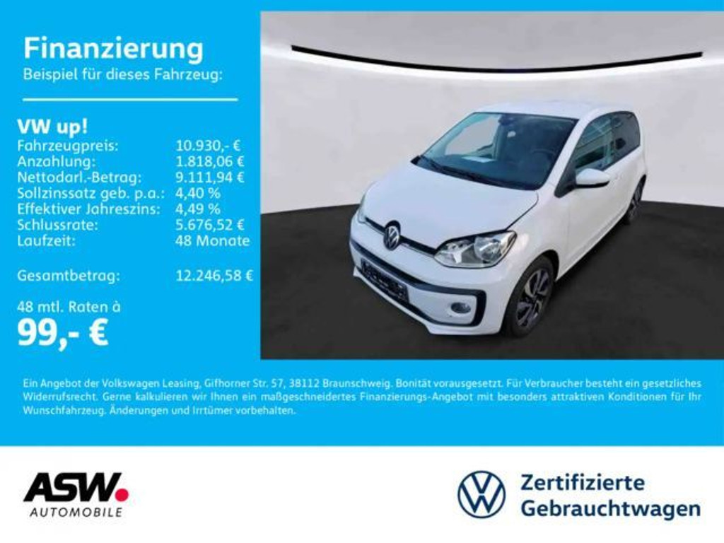 Volkswagen up! 2021 Benzine