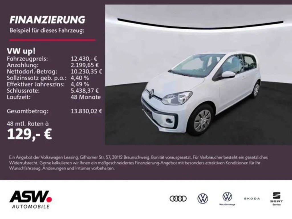 Volkswagen up! 2021 Benzine