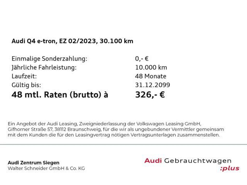 Audi Q4 e-tron