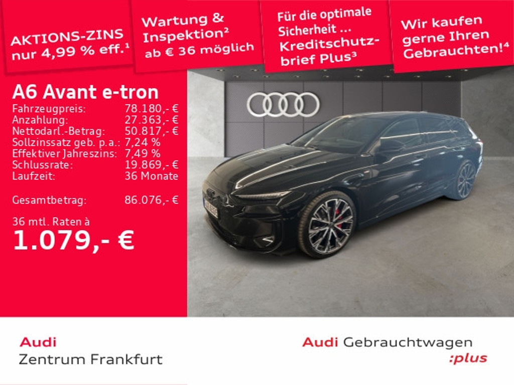 Audi A6 e-tron 2026 Elektrisch