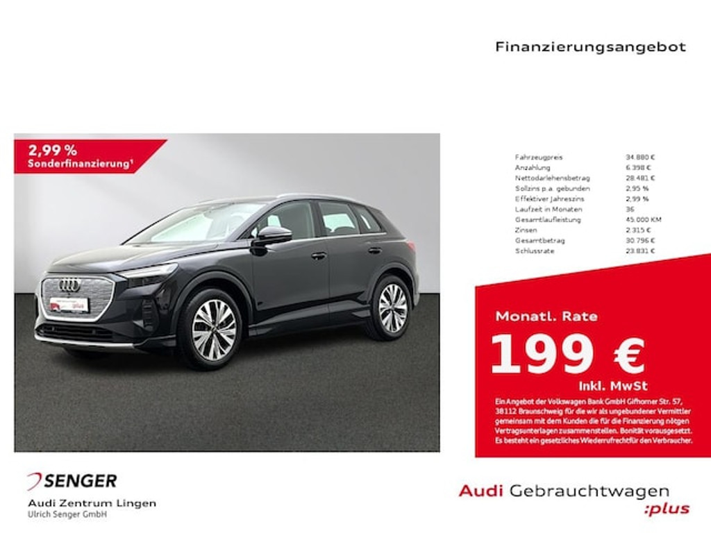 Audi Q4 e-tron 2023 Elektrisch