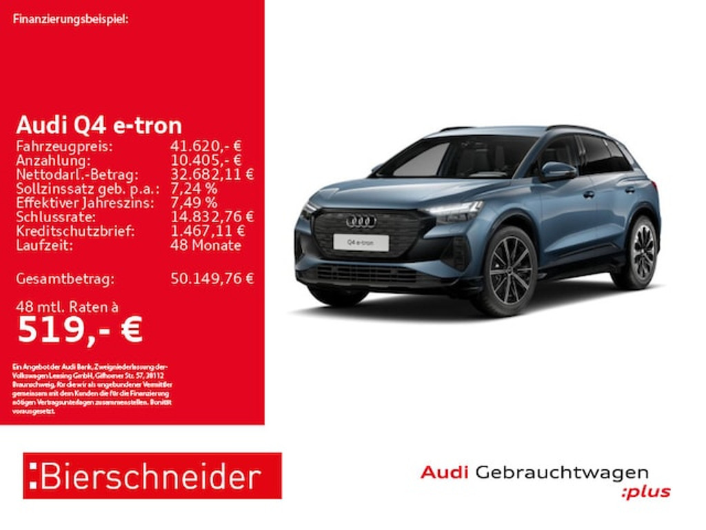Audi Q4 e-tron 2025 Elektrisch