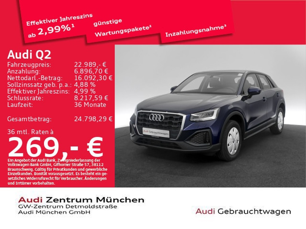 Audi Q2 2023 Benzine